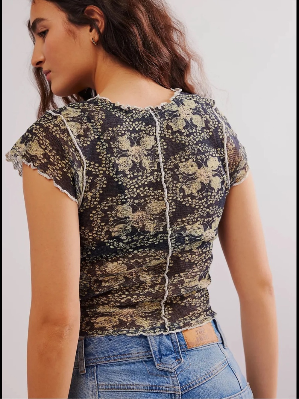 9339. Free People Oh My Baby Tee